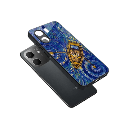 Ocean Voyage sleek oppo a5x 5g cover with tempered glass back and TPU edges