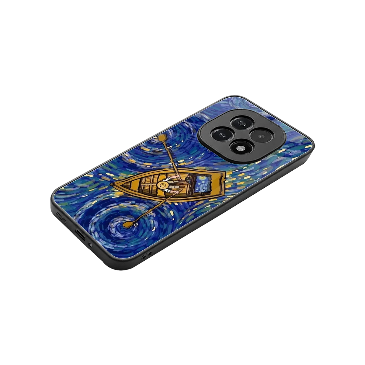 Ocean Voyage stylish phone case for oppo f29 5g | glossy glass and slim fit