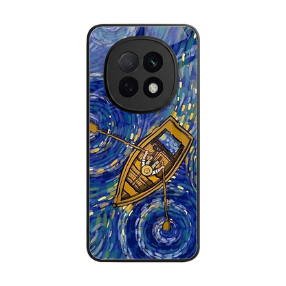 Ocean Voyage back phone cover | glass case for oppo f29 pro 5g