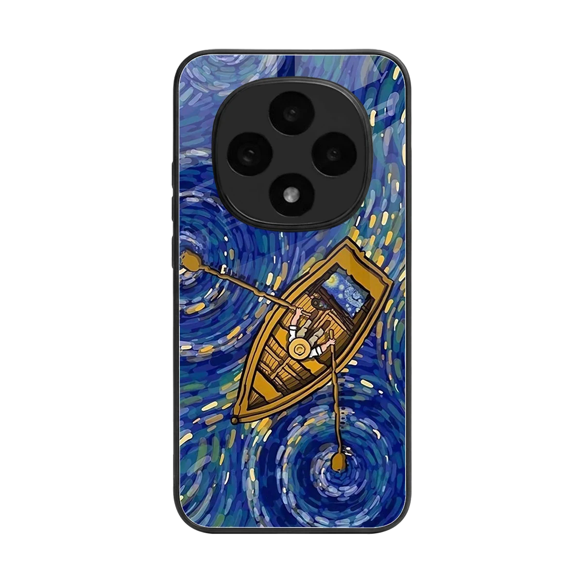 Ocean Voyage back phone cover | glass case for oppo f31 pro 5g
