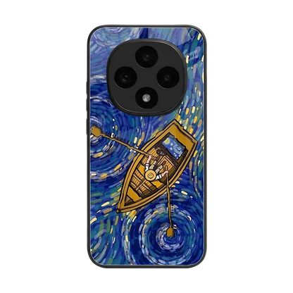 Ocean Voyage back phone cover | glass case for oppo f31 pro 5g