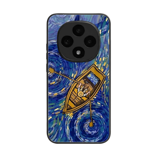 Ocean Voyage back phone cover | glass case for oppo f31 pro 5g