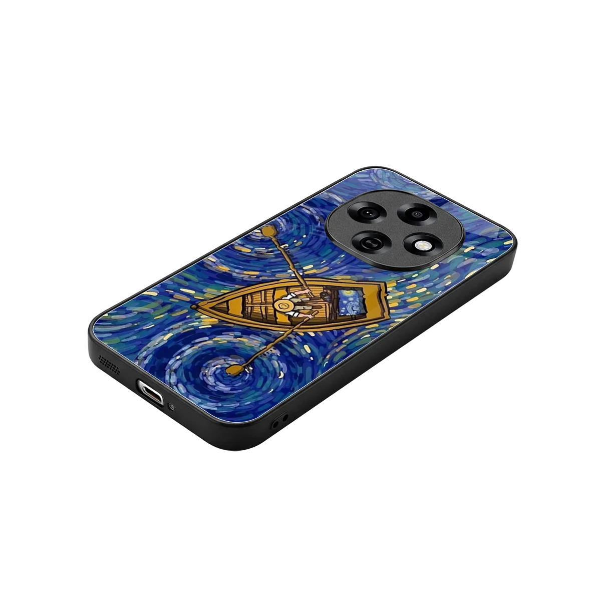 Ocean Voyage stylish phone case for oppo f31 pro 5g | glossy glass and slim fit
