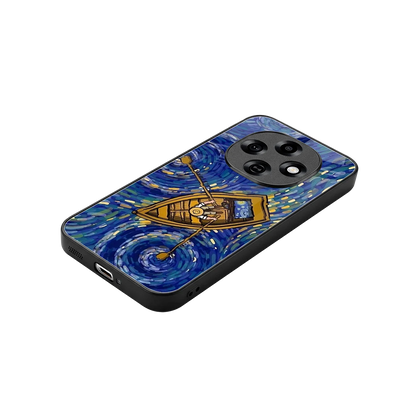 Ocean Voyage stylish phone case for oppo f31 pro 5g | glossy glass and slim fit