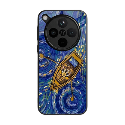Ocean Voyage back phone cover | glass case for oppo find x8