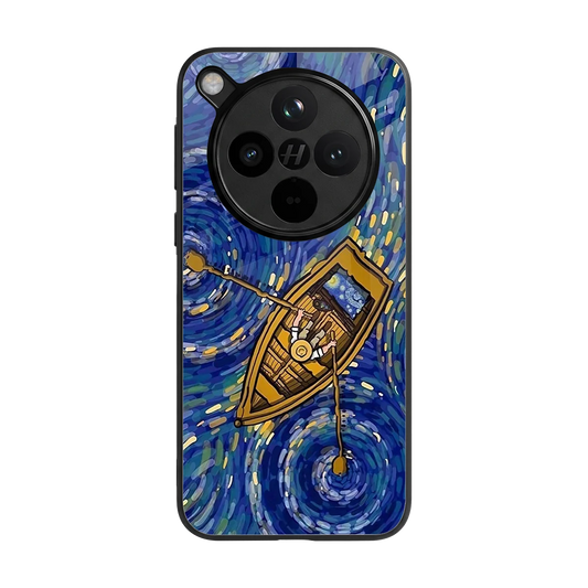 Ocean Voyage back phone cover | glass case for oppo find x8