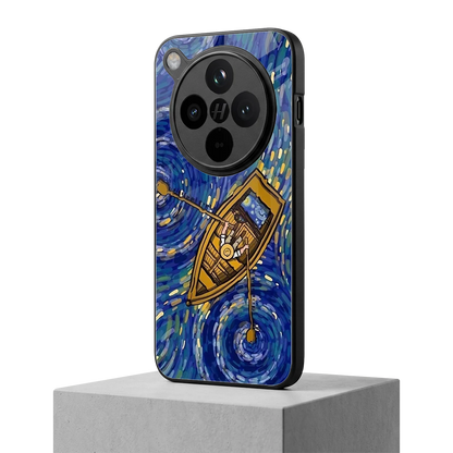 Ocean Voyage oppo find x8 mobile cover | shockproof glass phone case