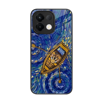 Ocean Voyage back phone cover | glass case for oppo k13 5g