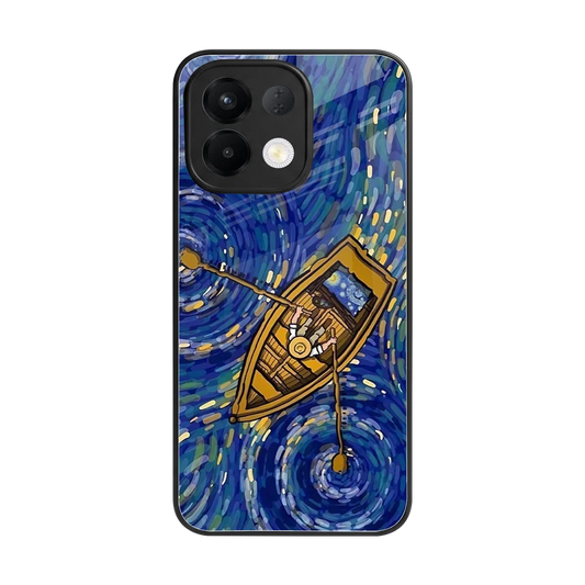 Ocean Voyage back phone cover | glass case for oppo k13 5g