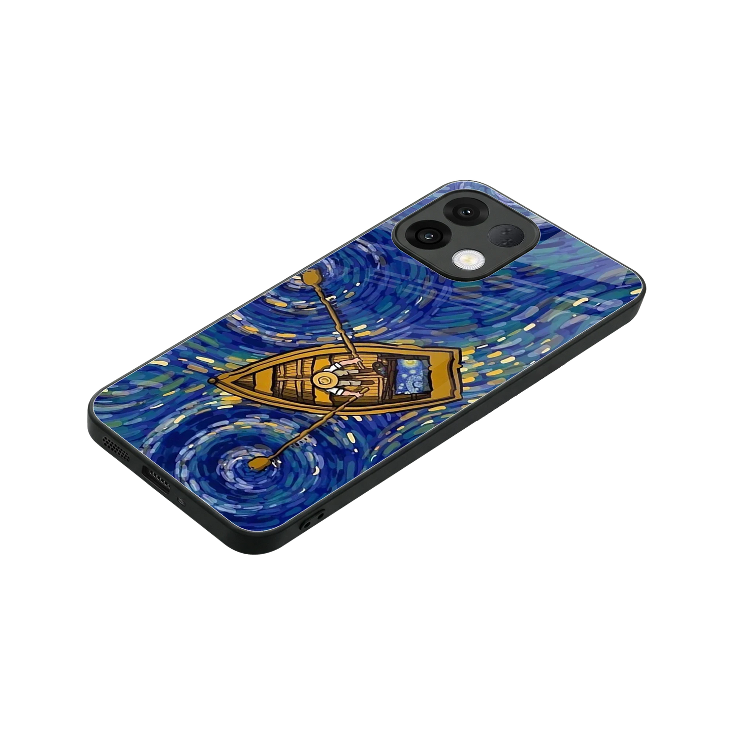 Ocean Voyage stylish phone case for oppo k13 5g | glossy glass and slim fit