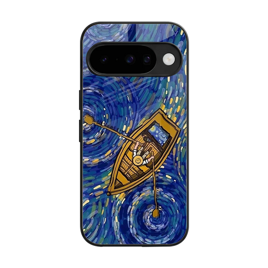 Ocean Voyage back phone cover | glass case for google pixel 10