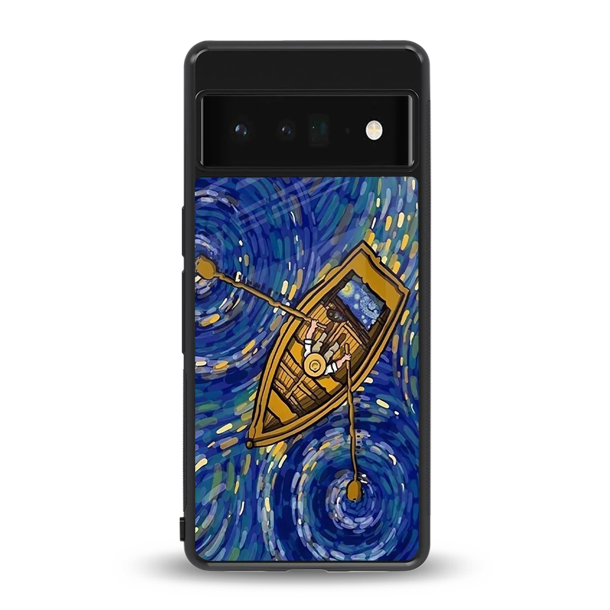 Ocean Voyage back phone cover | glass case for google pixel 6 pro