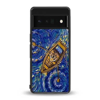 Ocean Voyage back phone cover | glass case for google pixel 6 pro