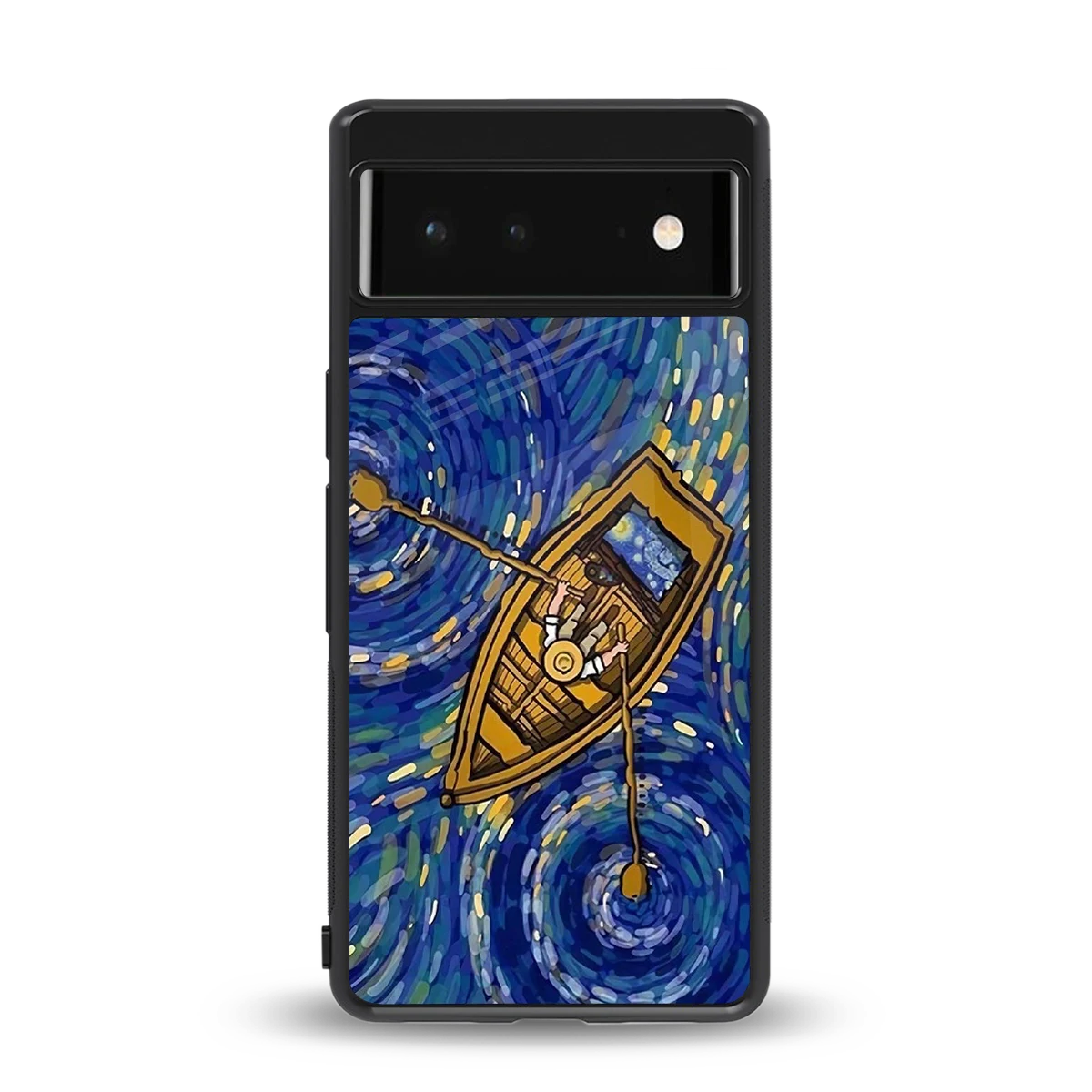Ocean Voyage back phone cover | glass case for google pixel 6