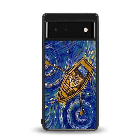 Ocean Voyage back phone cover | glass case for google pixel 6