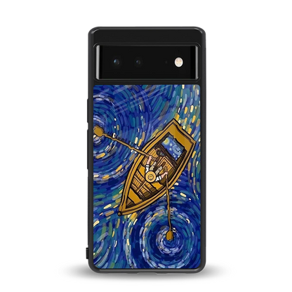 Ocean Voyage back phone cover | glass case for google pixel 6a