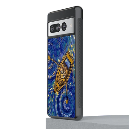 Ocean Voyage stylish phone case for google pixel 7 pro | glossy glass and slim fit