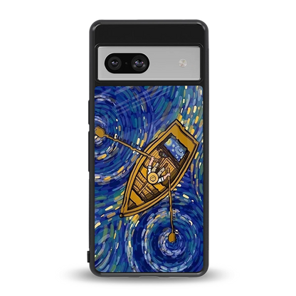 Ocean Voyage back phone cover | glass case for google pixel 7a