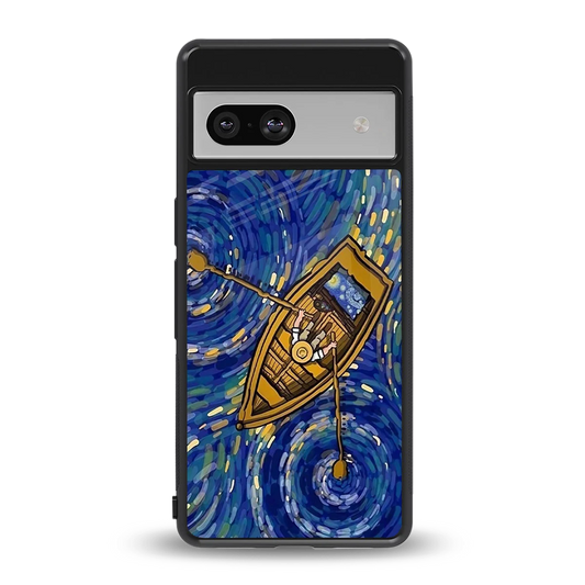 Ocean Voyage back phone cover | glass case for google pixel 7
