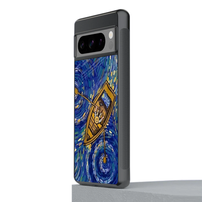 Ocean Voyage stylish phone case for google pixel 8 pro | glossy glass and slim fit