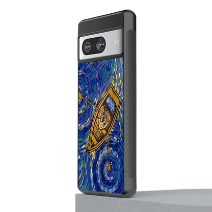Ocean Voyage stylish phone case for google pixel 8 | glossy glass and slim fit