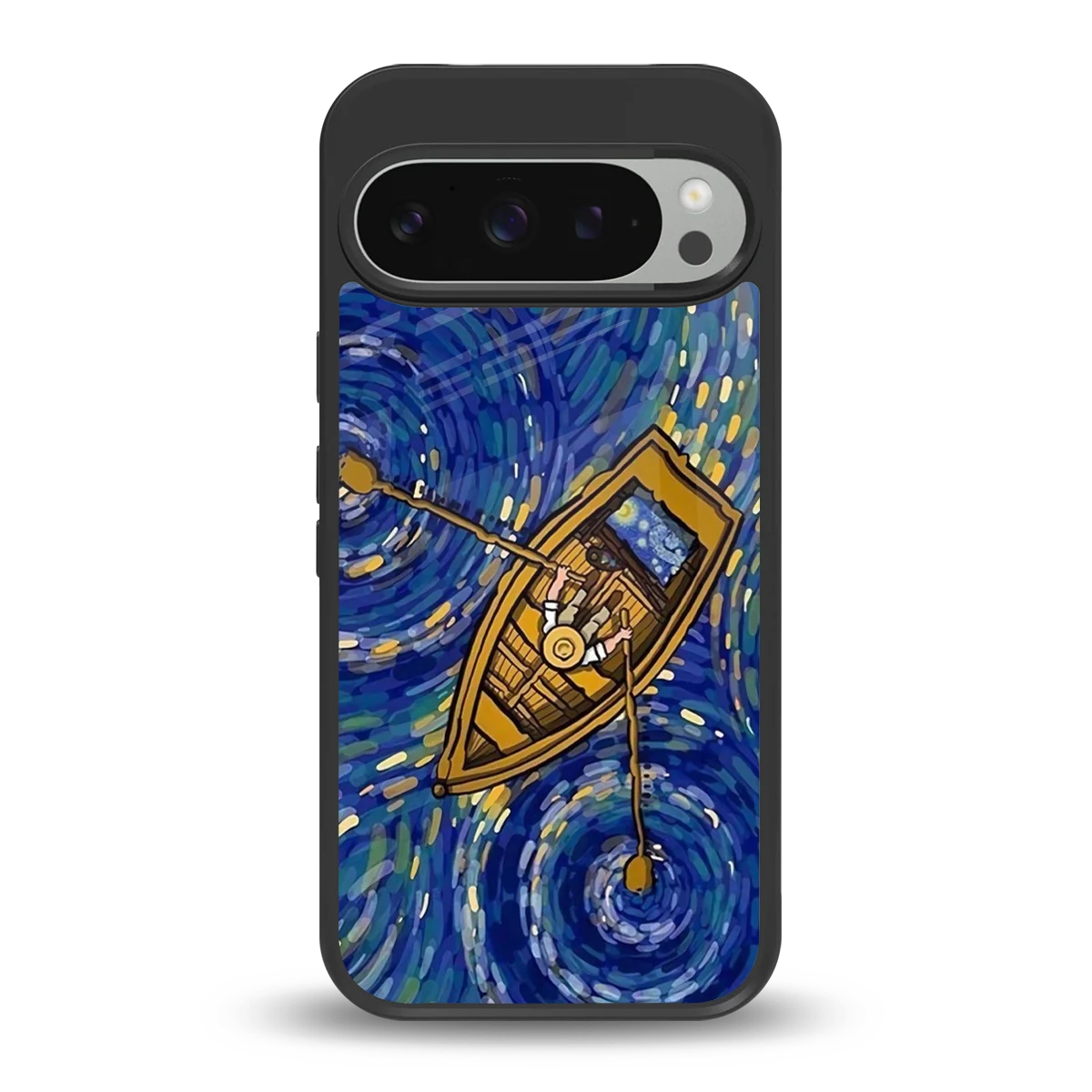 Ocean Voyage back phone cover | glass case for google pixel 9 pro