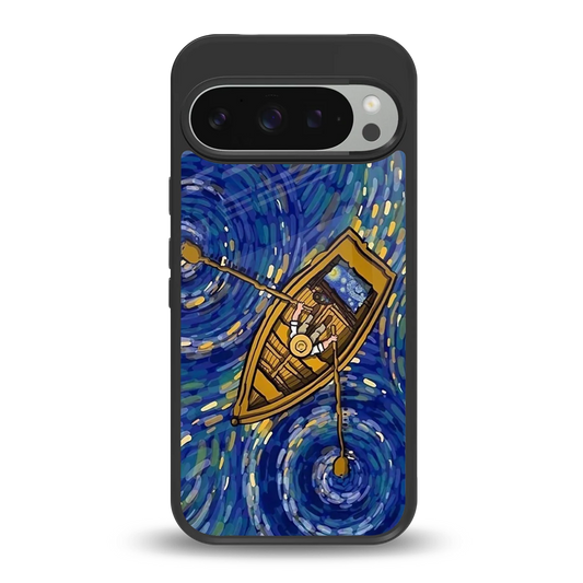 Ocean Voyage back phone cover | glass case for google pixel 9 pro