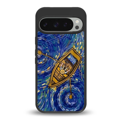 Ocean Voyage back phone cover | glass case for google pixel 9 pro xl