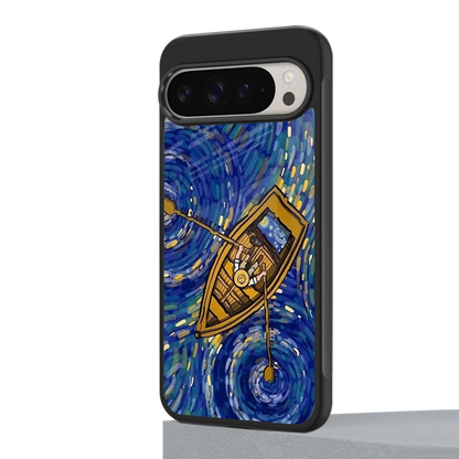 Ocean Voyage google pixel 9 pro xl mobile cover | shockproof glass phone case