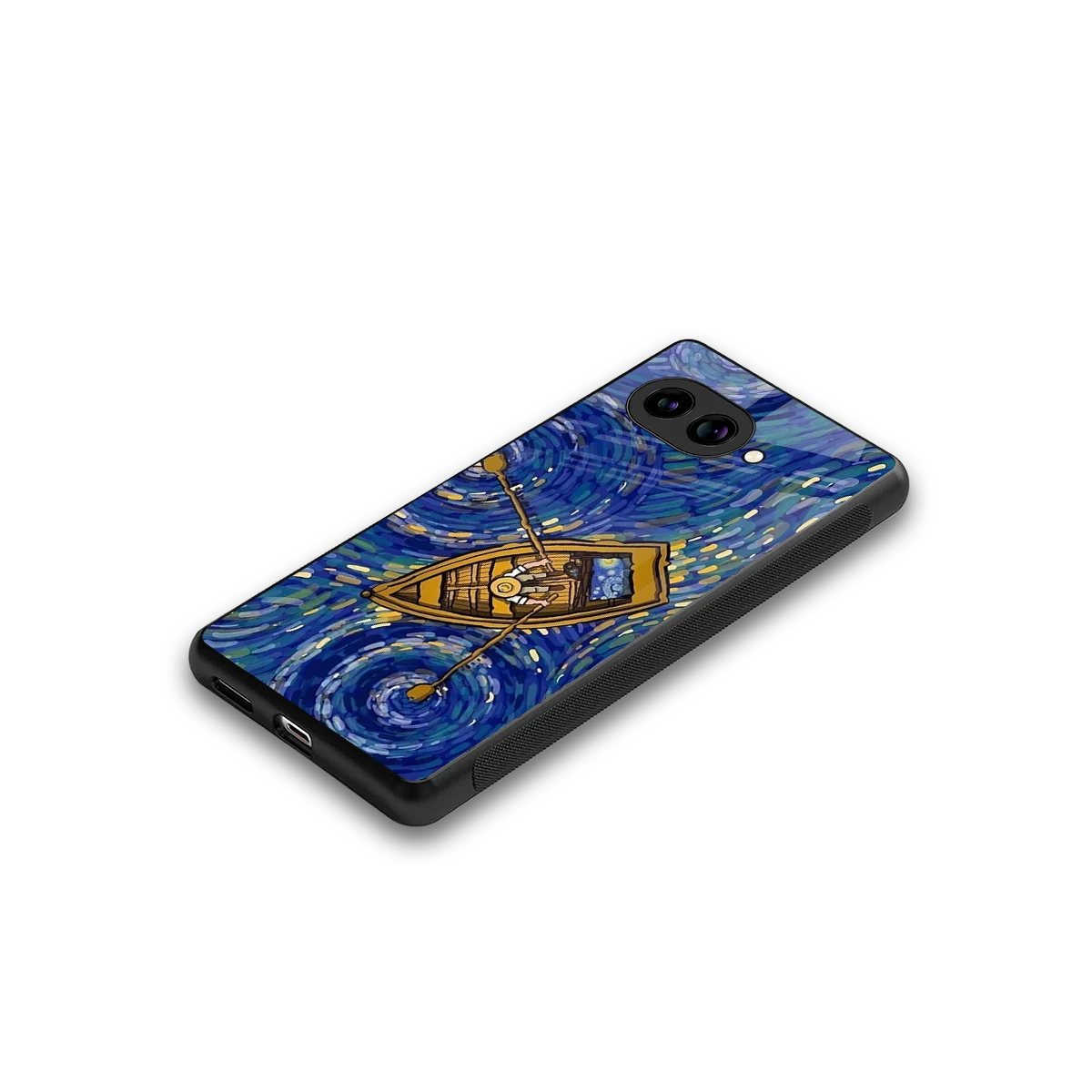 Ocean Voyage stylish phone case for google pixel 10a | glossy glass and slim fit