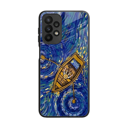 Ocean Voyage back phone cover | glass case for samsung galaxy a23