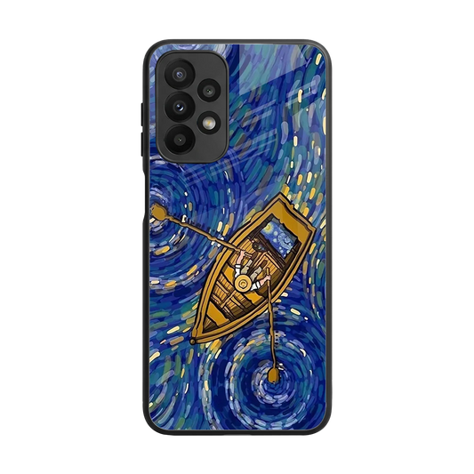 Ocean Voyage back phone cover | glass case for samsung galaxy a23