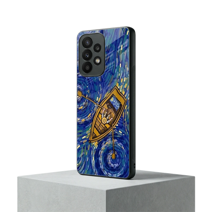 Ocean Voyage samsung galaxy a23 mobile cover | shockproof glass phone case