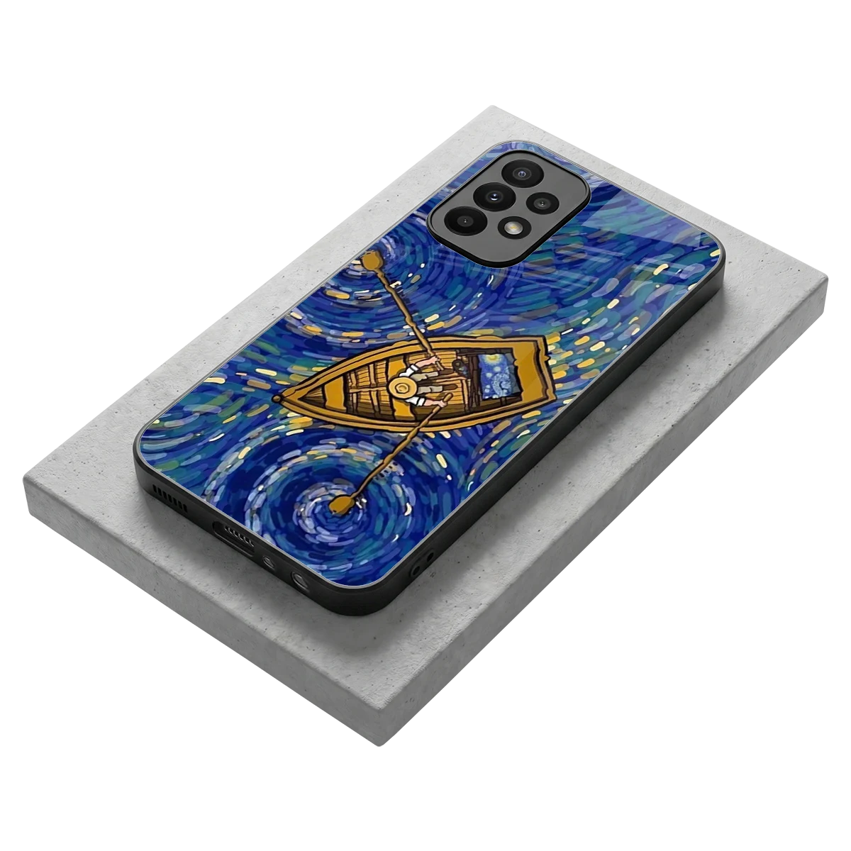 Ocean Voyage stylish phone case for samsung galaxy a23 | glossy glass and slim fit