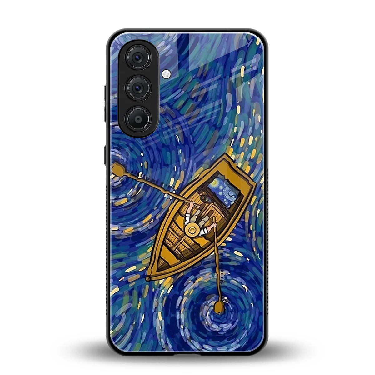 Ocean Voyage back phone cover | glass case for samsung galaxy a55 5g