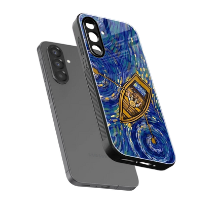 Ocean Voyage sleek samsung galaxy a36 5g cover with tempered glass back and TPU edges