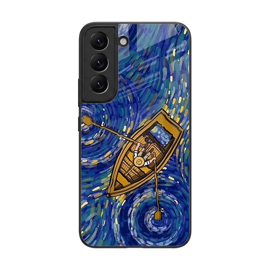 Ocean Voyage back phone cover | glass case for samsung galaxy s22