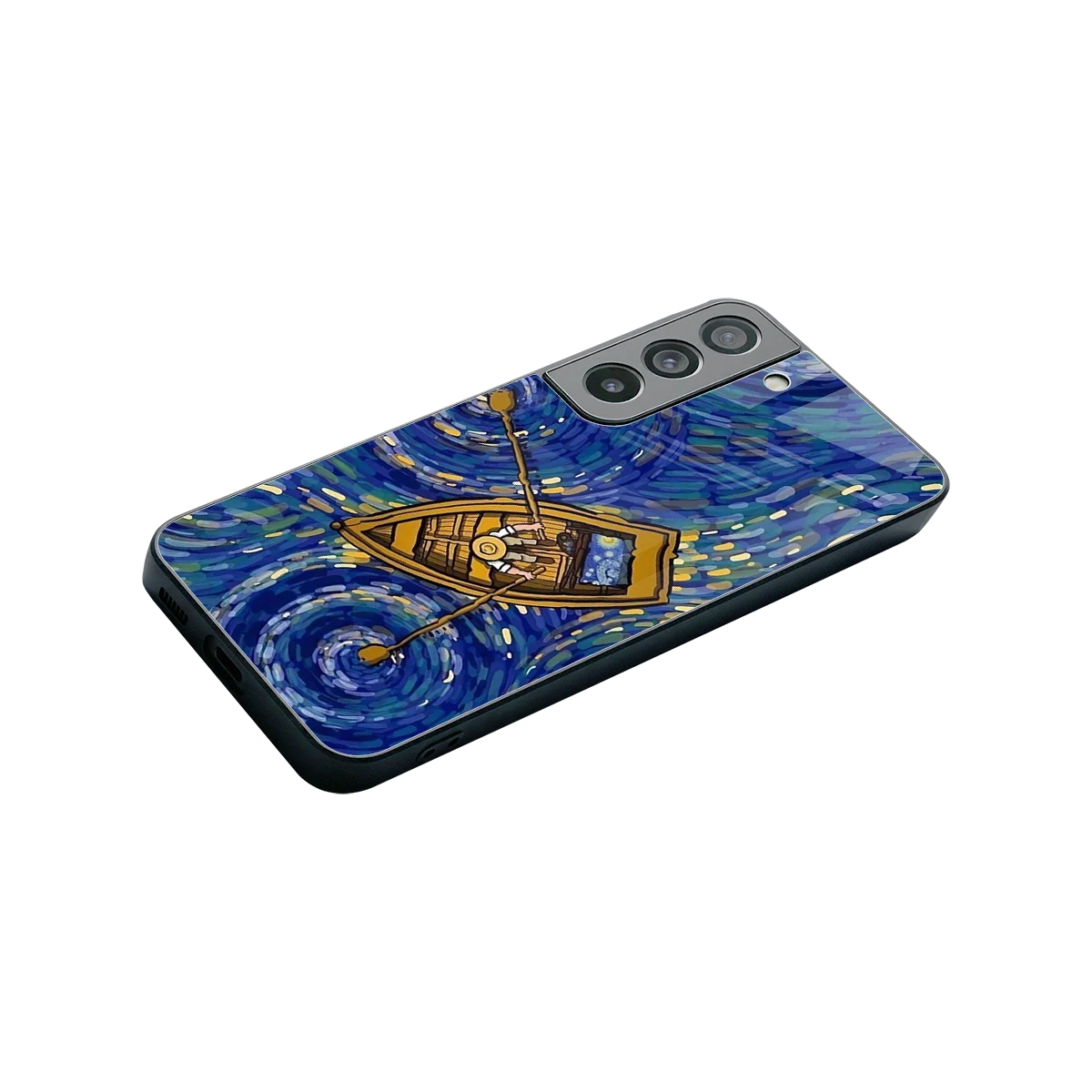 Ocean Voyage stylish phone case for samsung galaxy s22 | glossy glass and slim fit