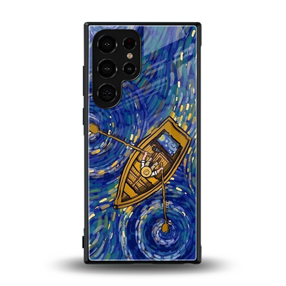 Ocean Voyage back phone cover | glass case for samsung galaxy s24 ultra