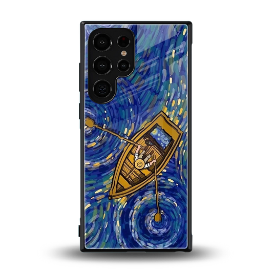 Ocean Voyage back phone cover | glass case for samsung galaxy s24 ultra
