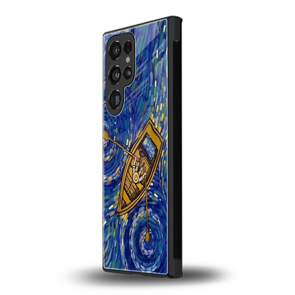 Ocean Voyage samsung galaxy s24 ultra mobile cover | shockproof glass phone case