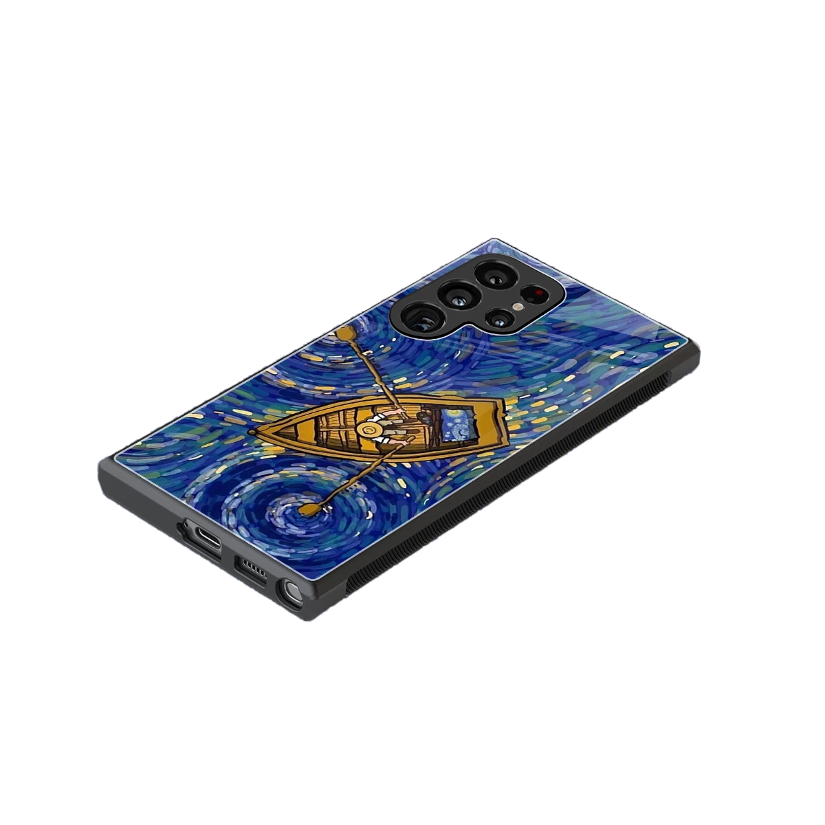 Ocean Voyage stylish phone case for samsung galaxy s24 ultra | glossy glass and slim fit