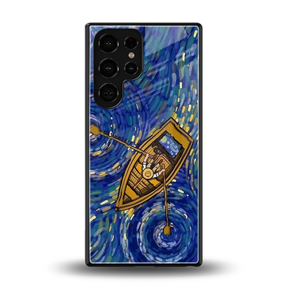 Ocean Voyage back phone cover | glass case for samsung galaxy s25 ultra
