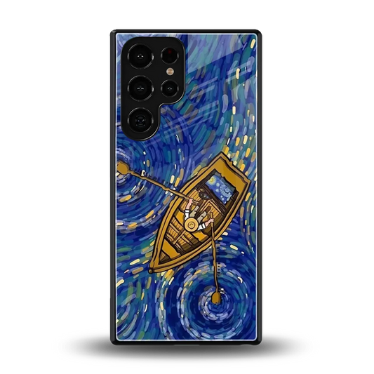 Ocean Voyage back phone cover | glass case for samsung galaxy s25 ultra