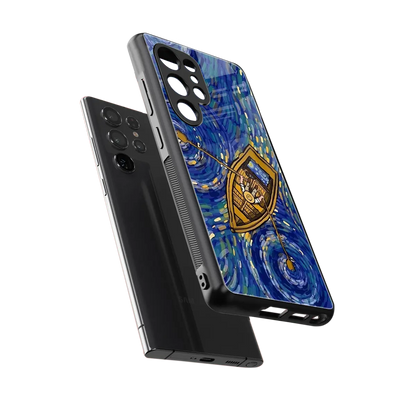 Ocean Voyage sleek samsung galaxy s25 ultra cover with tempered glass back and TPU edges