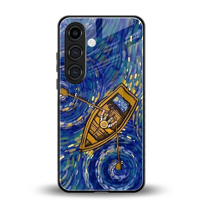 Ocean Voyage back phone cover | glass case for samsung galaxy s24 plus