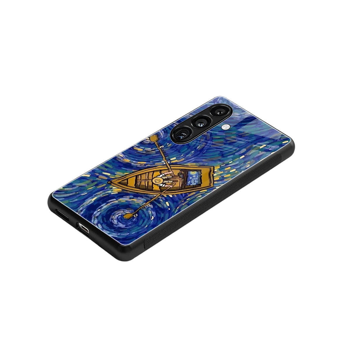 Ocean Voyage stylish phone case for samsung galaxy s24 | glossy glass and slim fit