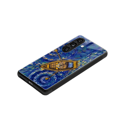 Ocean Voyage stylish phone case for samsung galaxy s24 fe | glossy glass and slim fit