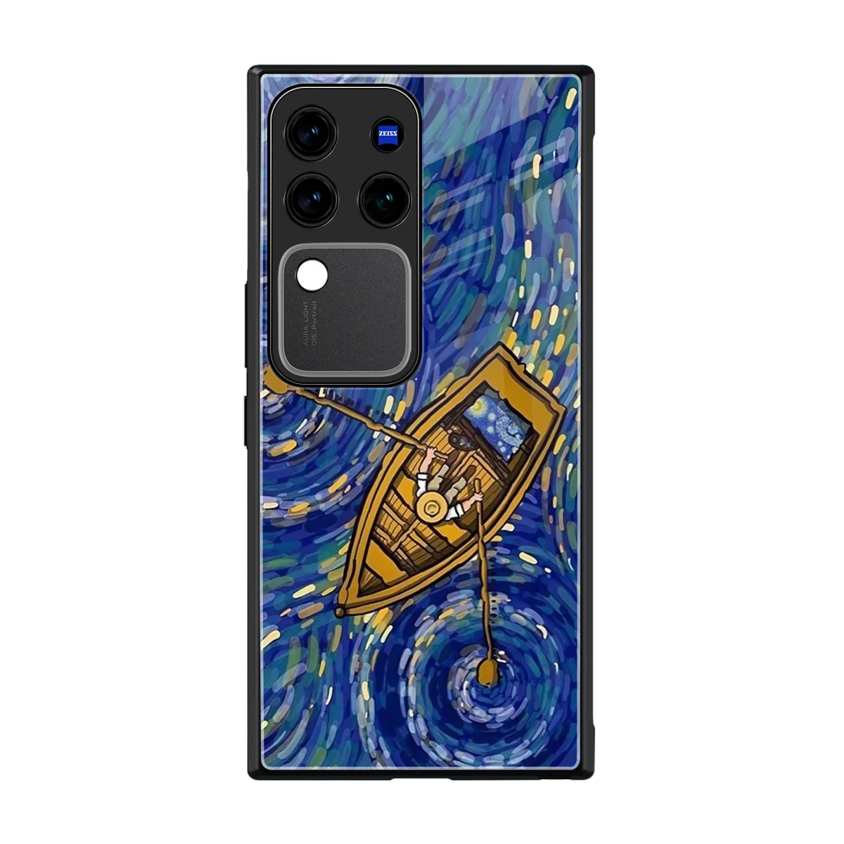 Ocean Voyage back phone cover | glass case forvivo v30 pro