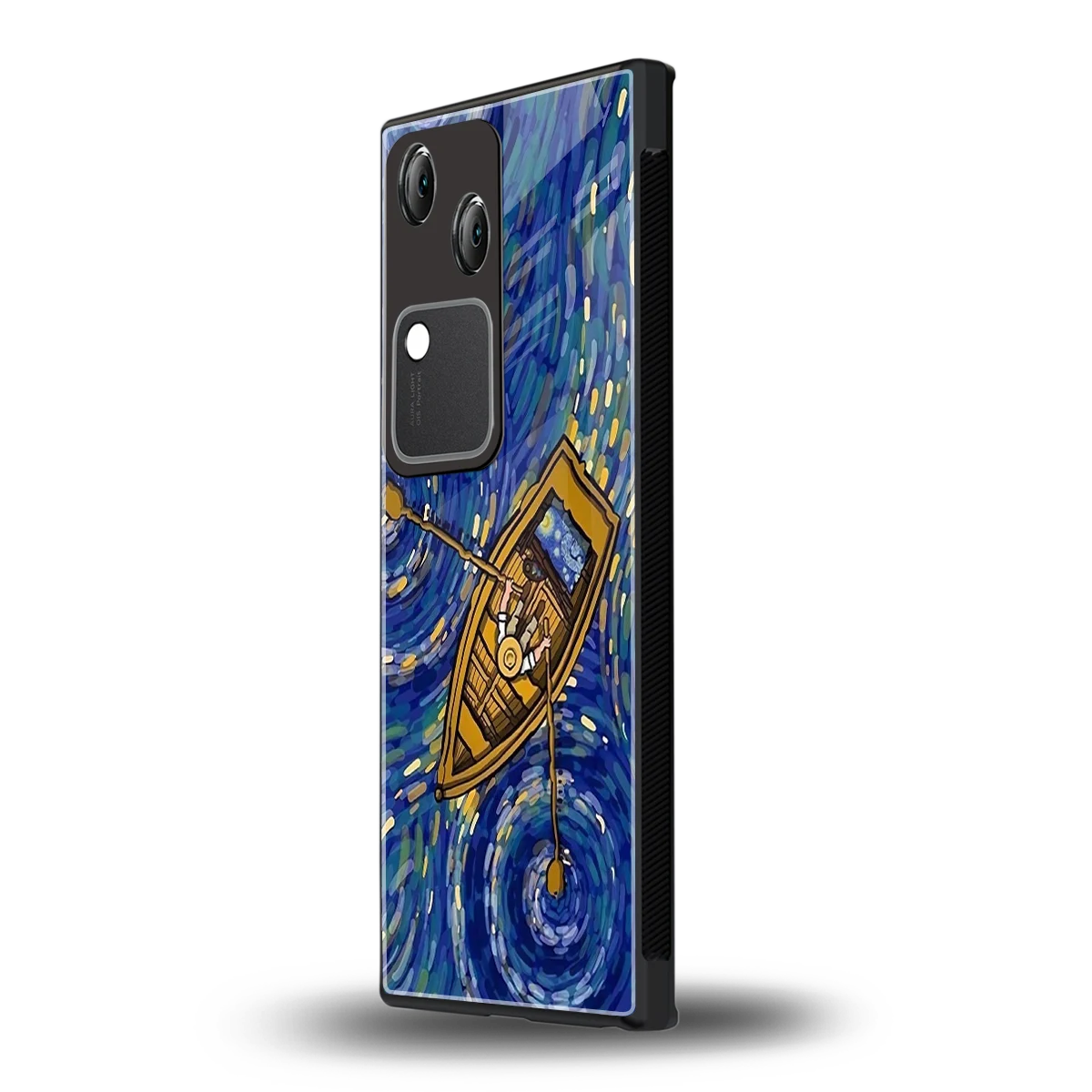 Ocean Voyage vivo v30 mobile cover | shockproof glass phone case